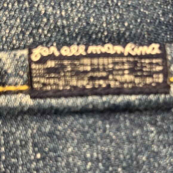 7 For All Mankind Straight Leg Raw Hem Ankle Jeans Size 31 NWT - Picture 12 of 16